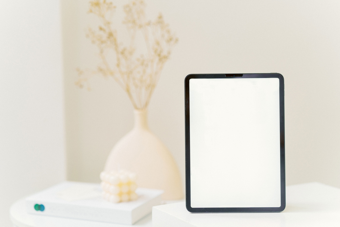 Neutral Minimalist Modern Ipad Photo Mockup